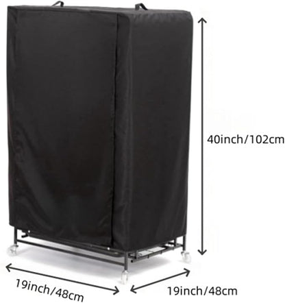 Bird Cage Covers for Night - 66x48x102cm Breathable Budgies Guard Enclosure Shroud | Waterproof Nighttime Parakeet Parrot Cockatiel Shelter Draping Screen, Light-Blocking Aviary Protection Curtain