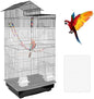 Universal Bird Cage Seed Catcher – Stretchy, Lightweight Mesh Skirt for Parrot Cages, Stops Scatter, Breathable Fabric, Adjustable & Reusable, White viiwxx