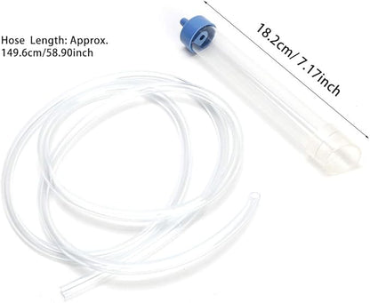 AYNEFY Aquarium Supplies Fish Cleaning Tools PVC Small FishCleaner Change Water Sand Wash Water Purification Professional Pump Cleaning Tool Aquarium Supplies