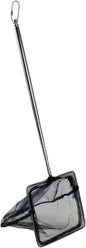 AQUANEAT Aquarium Net with Extendable Long Handle, Adjustable Wastes Skimming Cleaning Tools for Fish Tanks, 4 inch