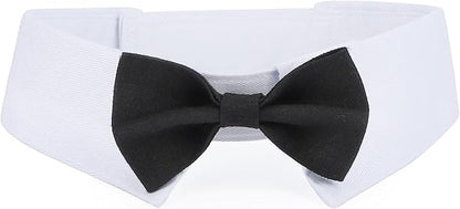 Segarty Dog Bow Tie for Neck Girths 16.5-21.2 in, Adjustable Bowtie Collar for Extra Large Dogs, Dog Neck Tie Tuxedo Comfortable Cotton Boy Pets Grooming Accessories for Wedding Holiday Birthday Party