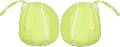 PetDroid 2 Pack Replacement Dog Ball Tennis Plush Cover