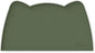 OHMO - Cat Food Mat, Silicone Pet Feeding Mat for Floor Non-Skid Waterproof Dog Water Bowl Tray, Easy to Clean Pet Placemat