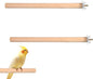 2PCS Bird Perches for Cage Wooden Parrot Perch Stand, Parrot Perches Toys Wood Perch with Different Widths Bird Cage Toys Cages Accessories for Macaws, Small Parakeets, Conures, Budgies, Finches