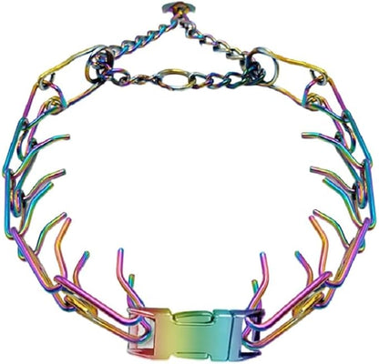 Dog Prong Collar - Stainless Steel Pinch Collar for Large Dogs Training, Adjustable Choker Chain Collar, Durable Dog Training Collar for Medium/Large Breed Obedience (3.8mm, Neck Size 27"-29")