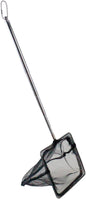 AQUANEAT Aquarium Net with Extendable Long Handle, Adjustable Wastes Skimming Cleaning Tools for Fish Tanks, 5 inch