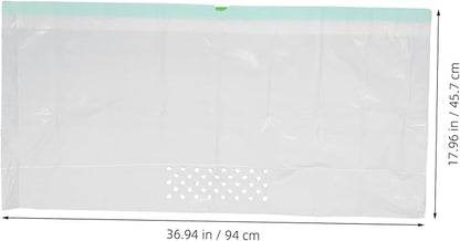 7Pcs Cat Litter Filter Bags Easy Pick Up Litter Cleaning Supplies with Hidden Pull Strap Design White for Hassle Cat Waste Disposal