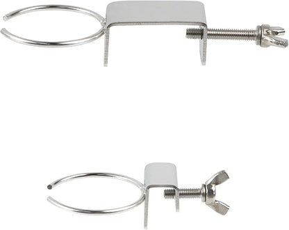 2 PCS Float Valve Special Fixing Clip 304 Stainless Steel, Automatic Water Level Control Valve for Fish Tanks and Aquariums