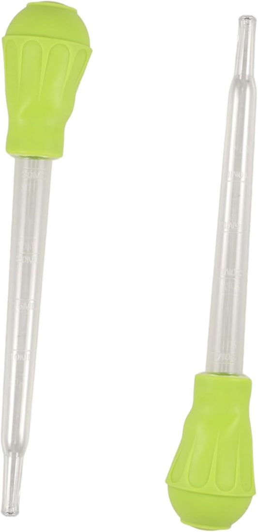 Happyyami 2pcs Manual Fish Tank Cleaner Gravel Adsorber Coral Feeder and Water Transfer Tool Compact Design for Easy Aquarium Maintenance and Waste Removal
