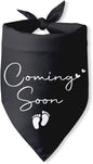 Baby Coming Soon Announcement Dog Bandana Gender Reveal Baby Announcement Pet Dog Triangle Scarf Photo Props Scarf Accessories