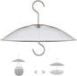 8" Mini Rain Cover for Bird Feeder/House - Clear Small Protective Dome Guard Against Rain/Snow/Sun - Dia. 20CM