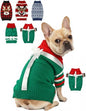 Dog Christmas Sweater, Soft Warm Pet Clothes Coat for Small Medium Large Dogs and Cats Boy Girl, Fall Cozy Holiday Turtleneck Knitting Collar Pullover Pup Outfit Costume for Thanksgiving New Year