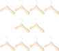 10pcs 8.66-inch Wear-Resistant Wooden Pet Hangers for Dogs and Cats, Household Dog Clothes Hangers, Sturdy Cat Accessories for Daily Clothing Organization