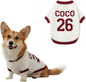 Custom Dog Sweater Personalized Pet Knit Outfit with Name Number Soft Warm Wearable Design for Puppy Owners Idea for Daily Use