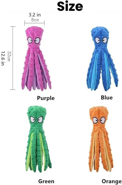 2025 New Upgrade Interactive Chew Pet Toy No Stuffing Bite-Resistant Squeaky Perfect for Puppies, Small and Medium Dogs (1pc Blue)