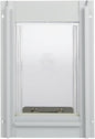 Ideal Pet Products Deluxe Aluminum Pet Door with Telescoping Frame, Super Large, 15" x 20" Flap Size, White