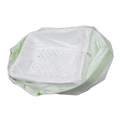 HANABASS 7pcs Cat Litter Filter Bags Pet Waste Disposal Bags Design for Litter Box Maintenance