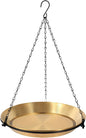 Hanging Bird Bath Bird Feeder Bowl with 16.3 inch Iron Hanging Chain Detachable Outdoor Decor for Garden Backyard Patio and Deck - Perfect for Attracting Birds