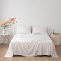 DUJUIKE Waterproof Bed Cover for Dog and Cats,Pet Hair Resistant Bed Sheet Cover, Protective BedLinerCover with 100% Waterproof Breathable Thin Fabric (White, Super King 90 * 118 inch)
