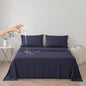 DUJUIKE Waterproof Bed Cover for Dog and Cats,Pet Hair Resistant Bed Sheet Cover, Protective Bed Liner Cover with 100% Waterproof Breathable Thin Fabric (Queen 78 * 90 inch, Navy Blue)