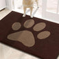 Buganda Dog Door Mat for Muddy Paws, Absorbent Dirt Trapper Non Slip Indoor Doormats, Washable Low-Profile Mat for Mud Dogs, Entryway Carpet for Inside Floor (30x20 Inches, Brown)