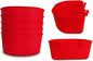 5 Pack Cage Cups Chicken Birds Feeder Water Bowl 25 OZ Rabbit Feeding Watering Dish for Travel Carrier Cat Puppy Food Dispenser Hanging Wire Cages Treats Box Seed Drinking Coop Cup Birdbath