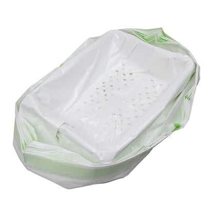 HANABASS 7pcs Cat Litter Filter Bags Pet Waste Disposal Bags Design for Litter Box Maintenance