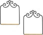 2 Pack Hummingbird Swing Metal Frame Hummingbird Perch Wild Bird Swing with Wooden Dowel for Hanging Outside