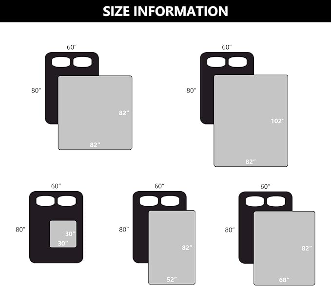 Waterproof Dog Blanket, 68x82 inches Pet Couch Covers for Sofa, Bed Furniture Protector from Dogs Washable and Reversible-Blue+Cream