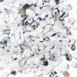 YATOJUZI Moonstone 1LB Aquarium Gravel Rocks Bulk Wholesale Tumbled Crystals Stones Chips Crushed Reiki Energy Balancing Gemstones for Planters Vase Filler Fountain Fish Tank Potted Decor