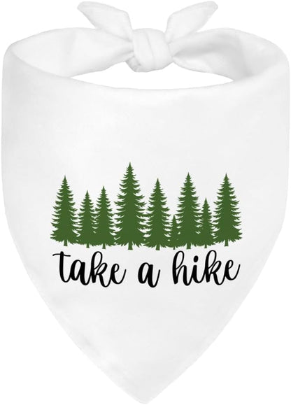 Funny Outdoor Dog Bandana, Puppy Scarf Photo Prop for Outdoor Adventure Hiking Camping Mountain, Gifts for Ranger (Tree)