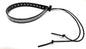 Replacement GPS eCollar with Adjustable Bungee, Multi-Hole Design, and Secure Toggle Closure for Small Dogs (Reflective Black, Small Neck)