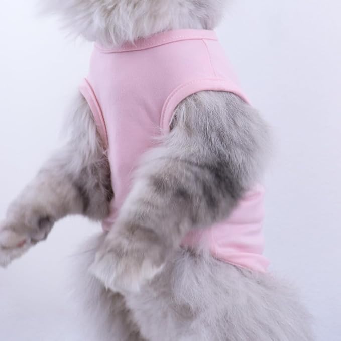 Custom Dog Shirt,Personalized Pet Apparel with Name Text Photo Image,Lightweight Breathable Puppy Kitten Cotton Vest for Small Medium Large Dogs Cats,Puppy Gift (Pink, 8X-Large)