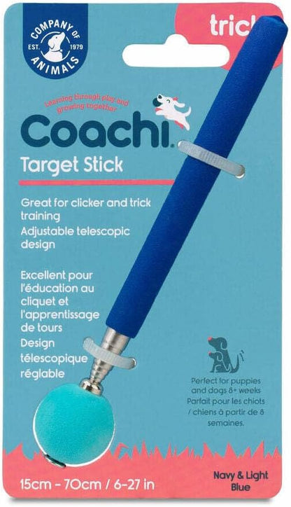 Company of Animals Coachi Target Stick, Telescopic Design with Large Ball for Target, Dog Accessory for Clicker & Agility Training, Teach Commands and Tricks