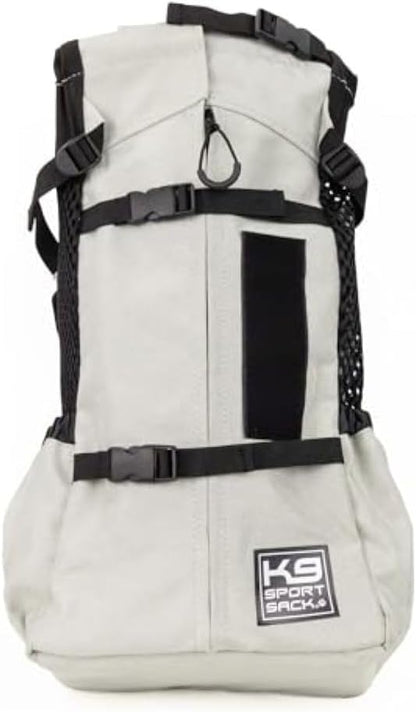 K9 Sport Sack Air 2 - Small, Light Grey - Ideal for Dogs with 13-16” Back Length - Durable, Breathable Backpack-Style Carrier - Perfect for Walks, Short Hikes & Public Transportation
