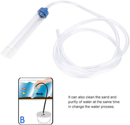 Restokki Aquarium Cleaning Pump Kit Small Fish Tank Cleaner Changing Water Tool