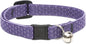 LupinePet Eco 1/2" Lilac Cat Safety Collar with Bell , 8-12"