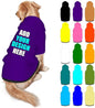 Personalized Dog Hoodie Customized with Name Photo Pet Warm Sweater Hoodie for Medium Large Dogs & Cat Puppy, Indigo, XXL