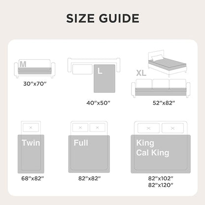 Bedsure Waterproof Bed Cover for Dogs Washable - Waterproof Blanket for King Bed Couch Sofa Cozy, Lightweight Furniture Protector for Pet Cat Quick Drying, Navy, 82x102IN