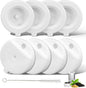 8Pcs Gravity Pet Water Fountain Filters, Automatic Pet Waterer Replacement Filters for 3.6L/4.6L/6L/8L Dog Water Dispenser(8 Filters with 1Brush)