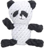 Pet Cotton Rope Biting Chewing Molar Toy, Cartoon Animal Shape & Pure Manual Weaving, Dog Rope Toys with Strong and Hard, Grind and Clean Teeth, Relieve Pressure (Panda)