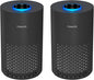 2 Pack Air Purifiers for Bedroom Home, Cobectal Air Cleaner with H14 True HEPA 3-in-1 Filter for Room up to 1050 ft², Sleep Mode & Aroma Function, Portable Air Purifiers for Office, Dorm, RVs, Black
