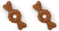 Nylabone Power Chew Ring Bone Chew Toy, Dog Toys for Aggressive Chewers, Flavor Medley, X-Small - Up to 15 lbs. (Pack of 2)