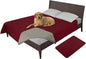 Easy-Going 100% Waterproof Dog Bed Cover, Non-Slip Pet Blanket for Furniture, Washable Couch Cover, Repleasement Sofa Cover (86X82 in,Christmas Red)