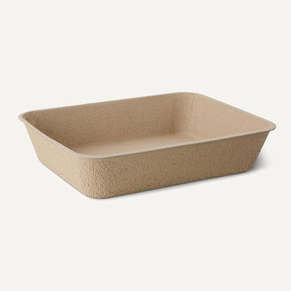 Amazon Basics Disposable Cat Litter Box, Travel & Home, Large 14.4"x18.1", 6-Pack