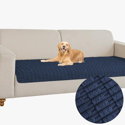 Muamar Dog Bed Cover Sofa Protector,Anti Slip Waterproof Sofa Covers for Living Room Couch Covers,Sofa Mat,Seat Cover, Dog Mat,Pet Pad for Furniture 1 Piece (30x82 inch, Dark Blue)