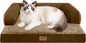 Small Dog Bed and Cat Sofa Waterproof Orthopedic Dog Beds for Small Dogs Cat Bed Comfy Pet Couch Sofa Beds with Washable Removable Cover & Non-Slip Bottom