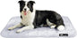 Luciphia Premium Dog Cooling Mat Non-Slip Q-MAX>0.5 Self-Cooling Pad for Small Pet Cat Indoor Portable Kennel Puppy Bed for Summer Crate Pad for Dog Washable Light Grey 20x30 inches