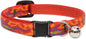 LupinePet Originals 1/2" Go Go Gecko Cat Safety Collar with Bell , 8-12"