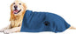 Microfiber Dog Towels for Drying Dogs, Super Absorbent and Soft Pet Grooming Towel, 40 Inch X 23.6 Inch, Perfect for Large, Medium or Small Dogs, Blue